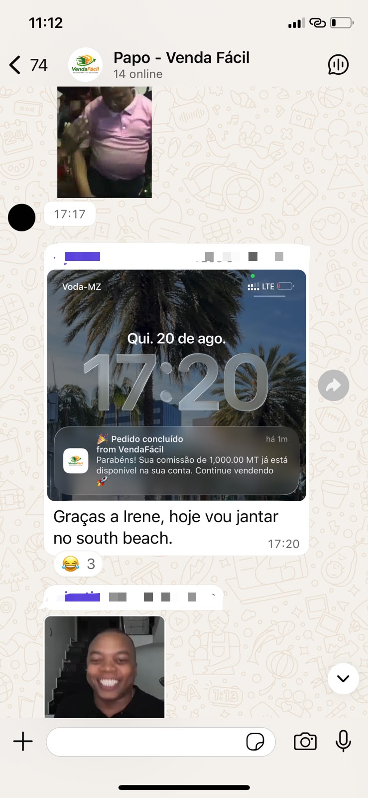 Comprovativo de pagamento de revendedor da Venda Fácil 6